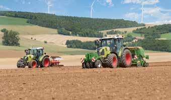 landwirtschaftlichen Umfeld die passende Lösung. Es kommen ausschließlich neue oder neuwertige CLAAS Traktoren der Baureihen ARION und AXION zum Einsatz.