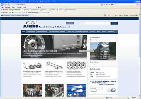 Besuchen Sie uns im Netz: Weiterführende Informationen und Dokumente, sowie herunterladbare Prospekte und unseren Onlineshop finden Sie auf unserer Internetseite: www.jumbo.de Jumbo-Fischer GmbH & Co.