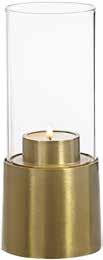 Rustic-Kerze mit Farbverlauf, versch. Farben, ab ca. B7/H8 cm, Nr. 2449023 ab 3.49 7. Windlicht aus Messing und Glas, Höhe ca.