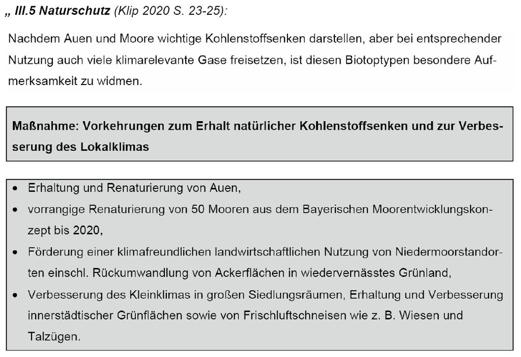 Klip 2020 Bayern Klimarelevanz von Moorenaturierungen in