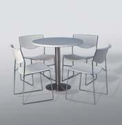 blau grau Tisch Sea, rund, Ø 0,80 m, Gestell Aluminium poliert, 0,73 m hoch Platte weiß 7. Kombination Bonni Kombination mit 3 Stühlen 103,00 Kombination mit 4 Stühlen 124,50 10.