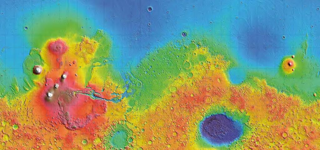 Die Landestelle Der Einsatzort von InSight liegt in der Ebene Elysium Planitia, 4,5 Grad nördlich des Äquators.