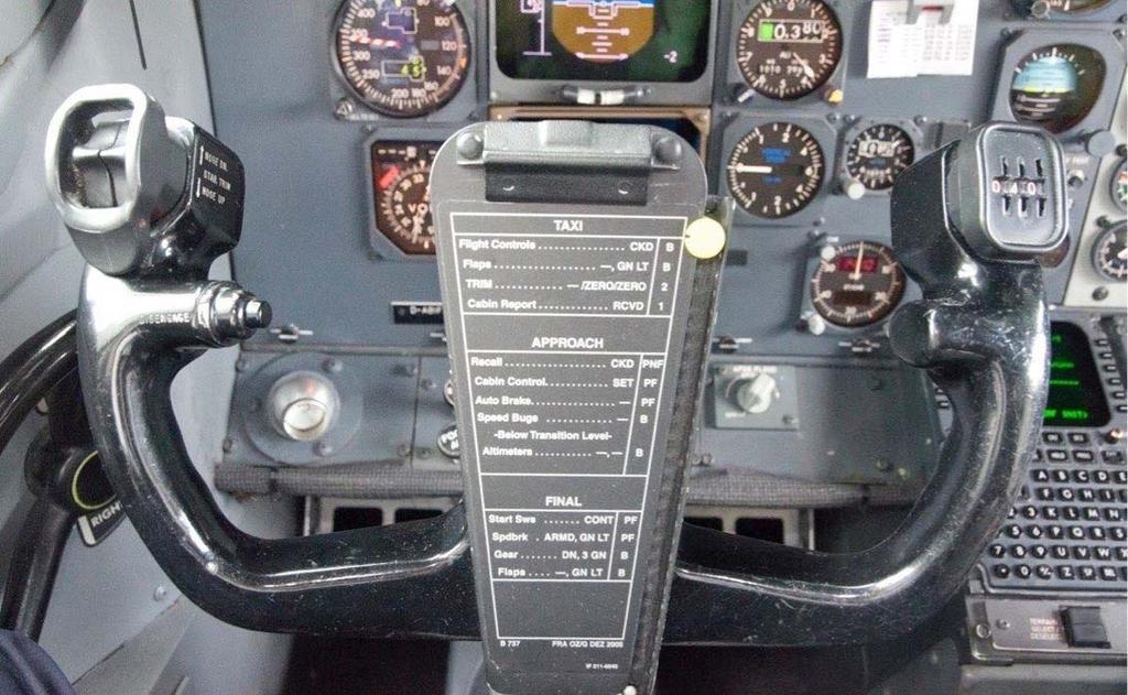 Einige Berufsanforderungen im Cockpit Wahrnehmung Informationsverarbeitung