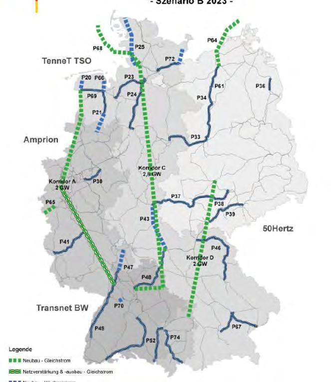 Bedarf Projekt Stade Dollern Landesbergen NEP-P24 Ausbau der 380-kV-Höchstspannungsleitungen zwischen Stade und Landesbergen Nr.