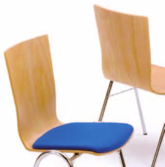 Möbel Seminarraum-Möbel Stapelstuhl mit und ohne Armlehnen stapelbar bis 10
