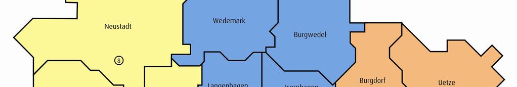 52 Die Region Hannover ist angesichts ihrer großen Einwohnerzahl in elf psychiatrische Versorgungssektoren aufgeteilt.