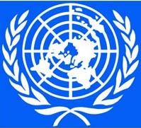 Man sieht es, wo immer die UN sind. Die Farbe der UN ist blau. Es ist auch die Farbe ihrer Flagge.