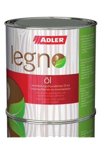 ADLER Legno-Öl Priateľsky spracovateľný, rýchloschnúci Legno-Öl (olej) vhodný pre všetky povrchy z ihličnatého a