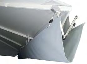 AA152 Befestigung für Seitenbehang und Regenrinne aus glasfaserverstärktem Kunststoff, pro Speiche 1  mit 1
