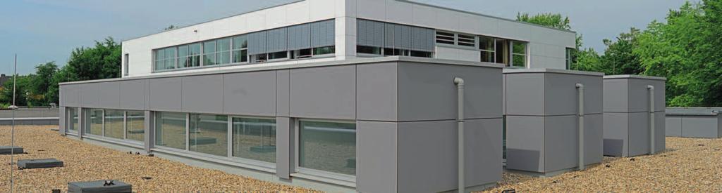 Witterungsbeständig Wartungsfrei und recyclingfähig Unsere Aluminium-Fenster und Fassadensysteme eignen sich sowohl für den Neubau als auch zur Nachrüstung bestehender Objekte.