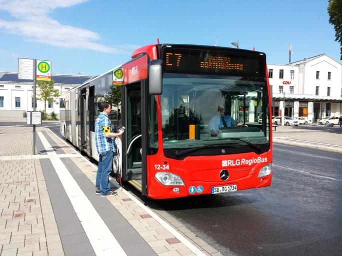 Bus verbindet Einfach Mobil Problem für Blinde (besonders an