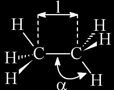 Molekulare Geometrie organischer Verbindungen Die molekulare Geometrie kann durch drei Angaben beschrieben
