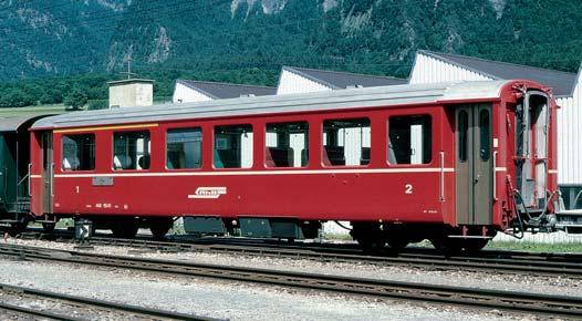 Bernina Express mit den Wagen Api 1301-1306, Bps 2512-2515 und Bp