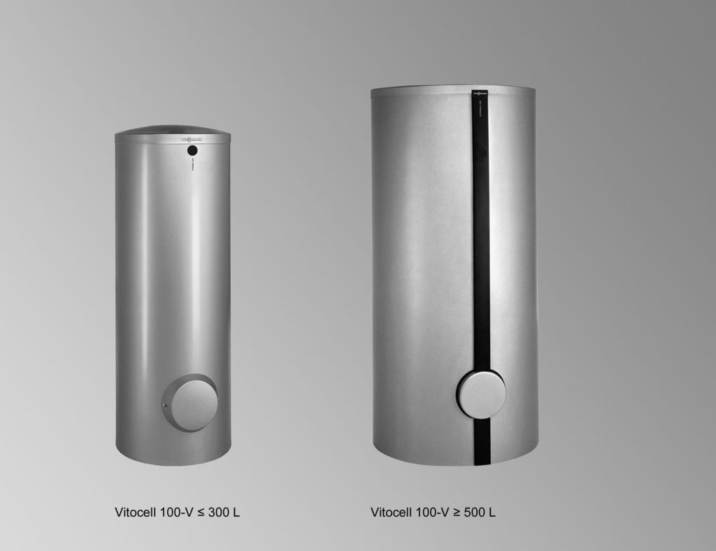 VIESMANN VITOCELL 1-V Stehender Speicher-Wassererwärmer 16 is 1 Liter Inhalt Datenlatt Best.-Nr.