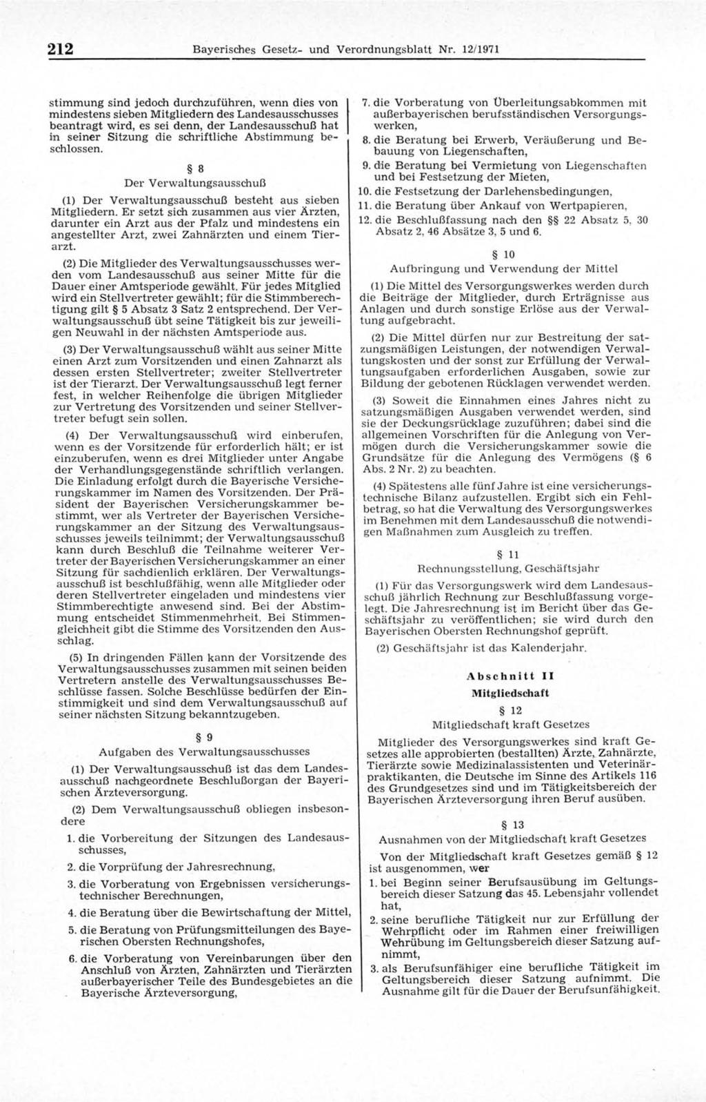 212 Bayerisches Gesetz- und Verordnungsblatt Nr.