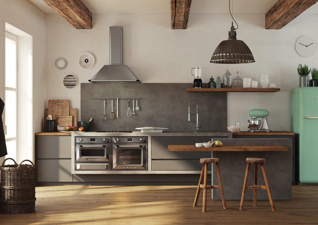 us Liebe zur italienischen Küche Mit den Hausgeräten im Victoria-Design bietet Ihnen SMEG die Möglichkeit, Ihren nspruch an eine wirklich individuelle Küchengestaltung im Retro-Stil umzusetzen, ohne