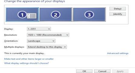 Bildschirm-Konfiguration HINWEIS: Die Screenshots können leicht vom Betriebssystem abweichen.