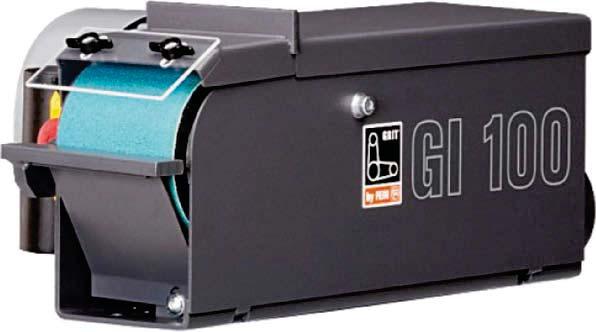 Bandschleifer GRIT GI 100 / GRIT GI 100 EF Bandschleifer im Kleinformat für den universellen Einsatz kleinerer Werkstücke Als Tischmaschine verwendbar Einfaches und komfortables Bedienkonzept Höchste