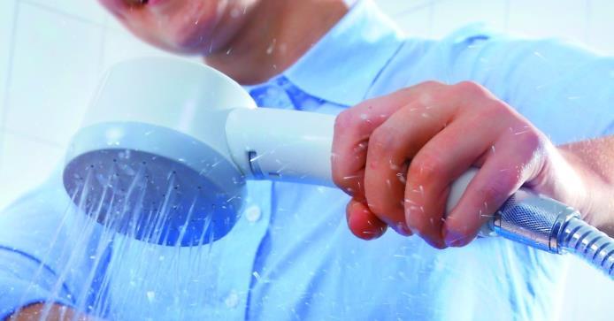 Produktvorteile careblue Legionellenfilter verhindern die Übertragung von Bakterien wie Legionellen und Pseudomonas auf den Menschen über das Dusch- oder Leitungswasser.