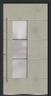 Fingerscan D Modell 6665-83 erhabene Lisenen Art-Beton Aufsatzfüllung Griffschale: V