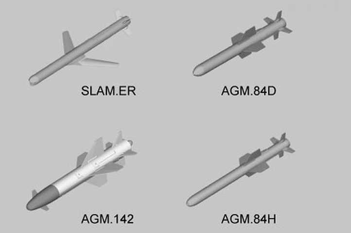 753306 03306 1/32 US Aircraft Weapons: Missiles.