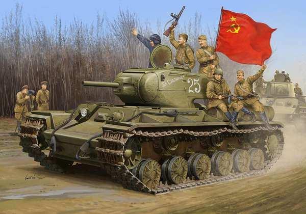 751566 01566 1/35 Soviet KV-1S Heavy Tank.