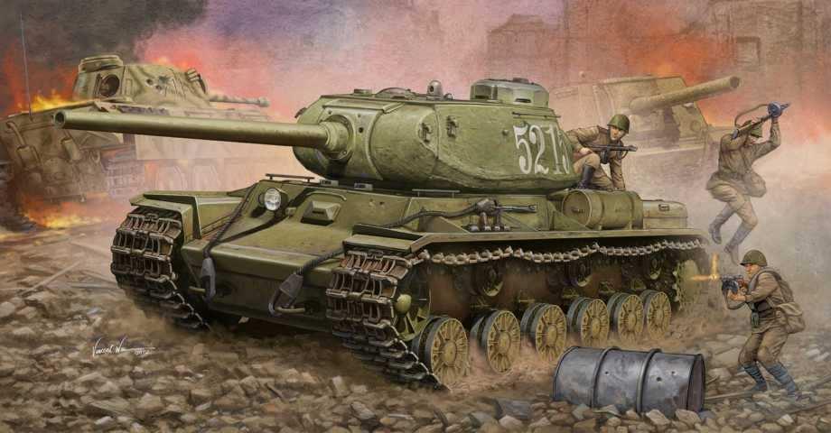 34,79 01/13 751569 01569 1/35 Sowjetischer KV85 schwerer Panzer.