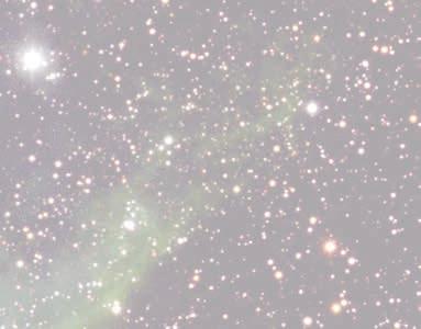 Hier zu sehen ist nur ein winziger Ausschnitt um den Stern Eta Carinae. Interessierte können das Bild mit einem Online-Tool betrachten. Zum Online-Tool: gds.astro.rub.