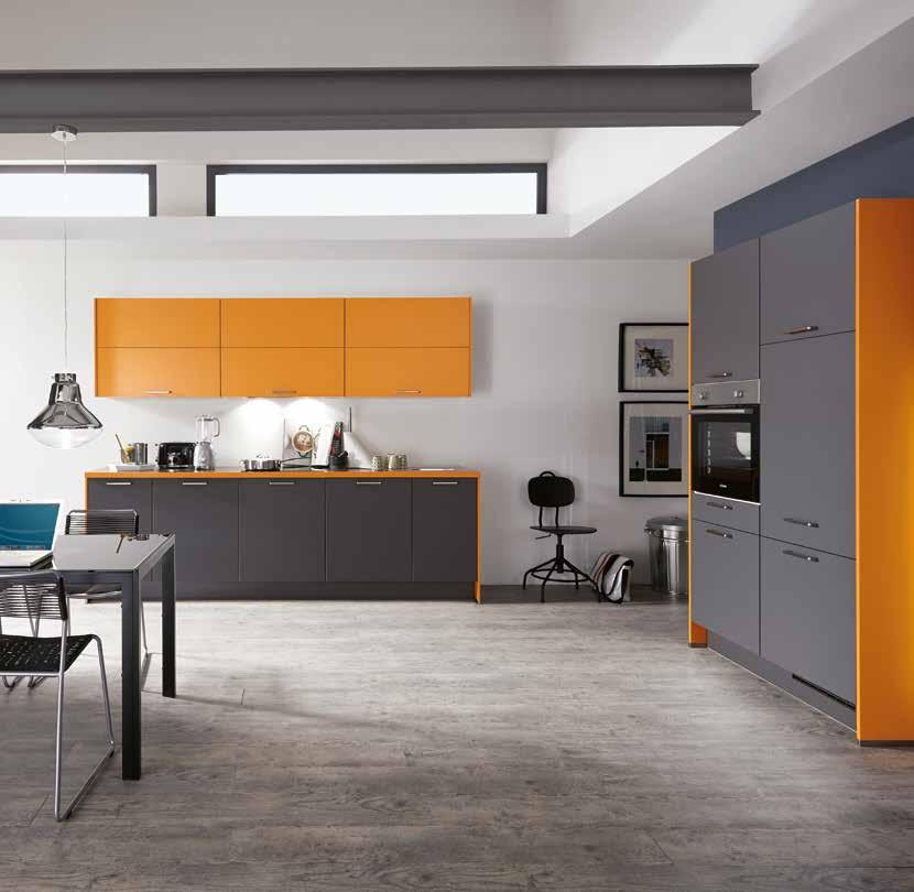 COLOR CONCEPT Bringen Sie Farbe in Ihre Küche mit dem Color Concept. Regale, Nischenregale, Wandschränke, Wangen sowie Paneelwände machen Ihre Küche einzigartig.