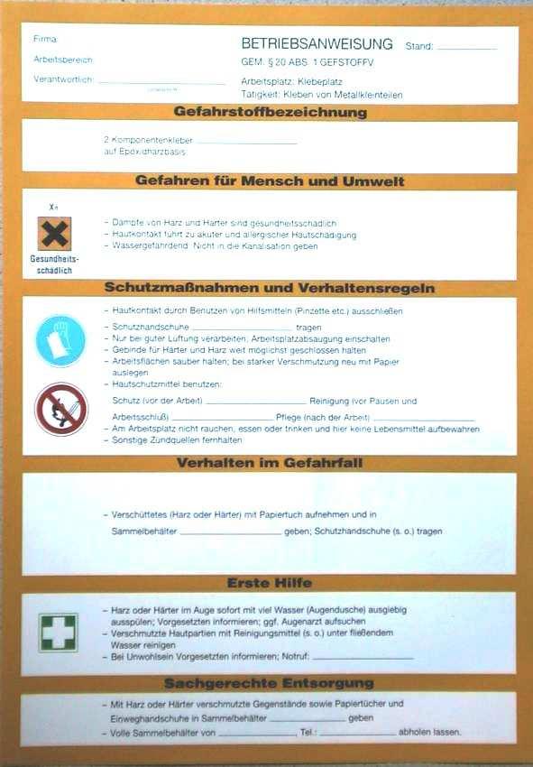 werden. htt://www.baua.de/de/themen-von-a-z/gefahrstoffe/trgs/trgs.html Gefahrstoffverzeichnis 6 () GefStoffV Informationsermittlung.