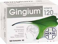 100 g = 15,80 Gingium intens 120 mg 120