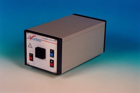 Messzelle und Elektroden: AvaLight-DH-S-Bal (360-2500 nm)