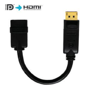 PureInstall Series Zertifizierter DisplayPort/HDMI Adapter 24 kt.