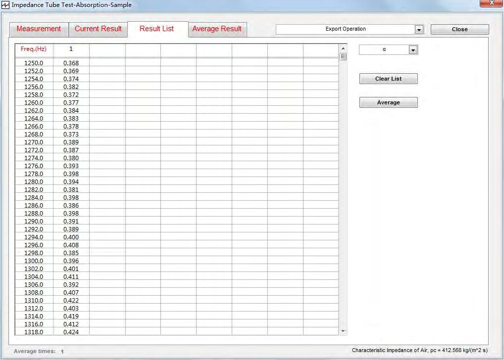 e. Return to page [Measurement], relocate the sample and repeat a-d. f.