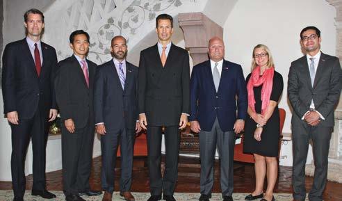 Die Delegation wurde von der liechtensteinischen Botschafterin in den USA, Claudia Fritsche, begleitet.