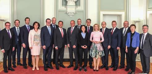 Treffen mit der Regierung Der Vorstand traf sich am 15. April zum halbjährlichen Dialog mit der liechtensteinischen Regierung.