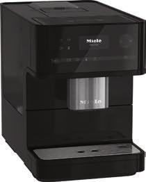 Geräteübersicht Miele Stand-Kaffeevollautomaten CM6 CM 6150 Obsidianschwarz OneTouch/OneTouch for Two Automatische Spülung der