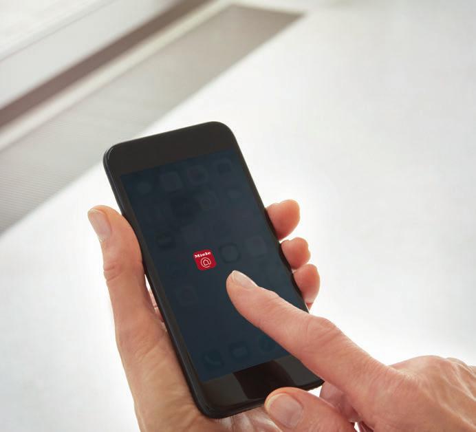 Die Miele@mobile App bietet Ihnen vielfältige Funktionen, um Ihre Geräte zu überwachen, zu steuern und das