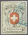 92 Altschweiz: KANTONALMARKEN 212. Corinphila Auktion 25. - 26. November 2016 Neuenburg (1851) 4274 4275 4274 Neuenburg, farbfr.