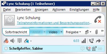 Teilnahme an der Onlinebesprechung Video Vorausgesetzt Sie verfügen an Ihrem Rechner