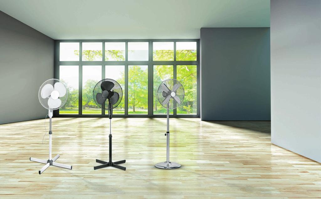 Ventilatoren Vom kompakten Tischventilator bis zum leistungsstarken Turm frischer Wind in jedem Raum.
