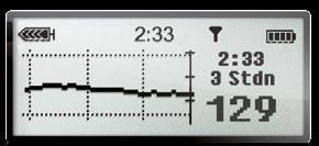 20 Initialisierungs- (Einlauf ) Phase Der Sensor benötigt eine Zeit von 2 Stunden, um sich zu stabilisieren. In dieser Zeit werden Ihnen keine CGM-Informationen im Display angezeigt.