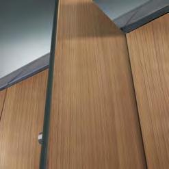 HPL-Türen: Aus Hochdrucklaminat, 13 mm stark, in vielen attraktiven Dekoren.