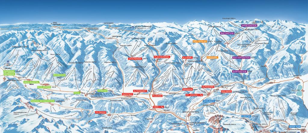 TRENDY 2018/19 UPDATE SKVELÝ PREHĽAD A ORIENTÁCIA NOVINKA Inteligentný sprievodca na zjazdovkách Aktualizovaná mobilná aplikácia Ski amadé Guide je geniálna pomôcka pre všetkých majiteľov smartfónov.