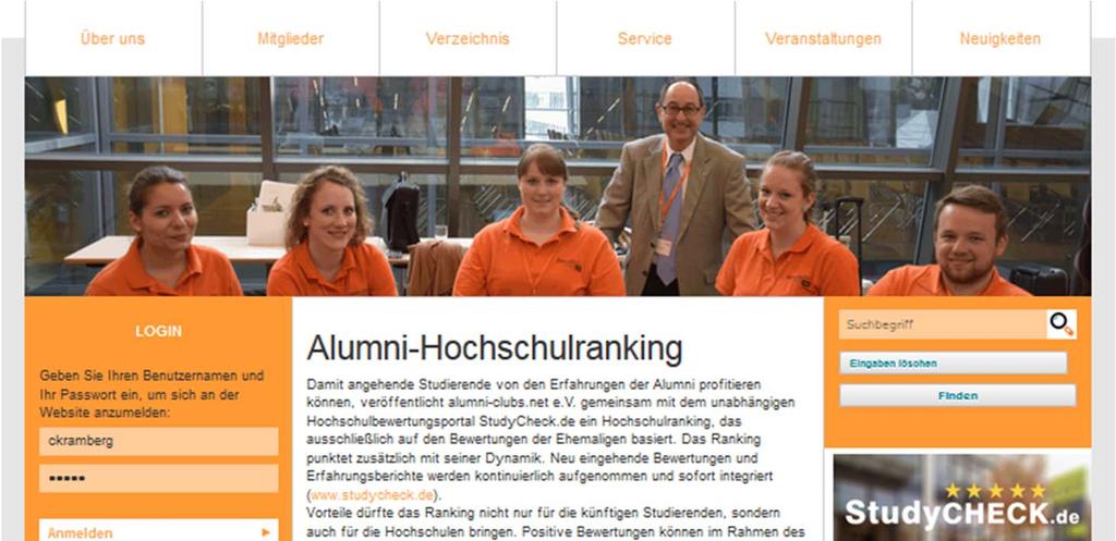 Neu: Alumni