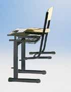 Eine im Sitzträger eingeschweißte Quertraverse verleiht den Stühlen dieses Modells eine extreme Stabilität