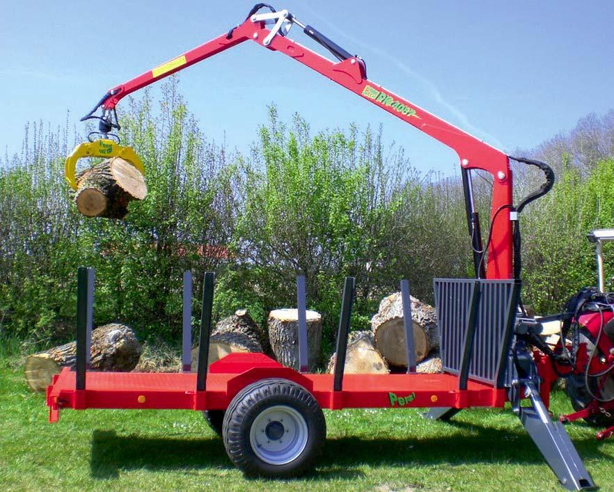 Kleiner Brennholzwagen PRW 6 t mit Auflaufbremse und