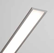 vorspringende kubische bdeckung LED profile, extruded aluminium nodised surface, white or black powder-coated Built-in LED converter in profile For false ceiling 7-40mm thickness Flat or cubic