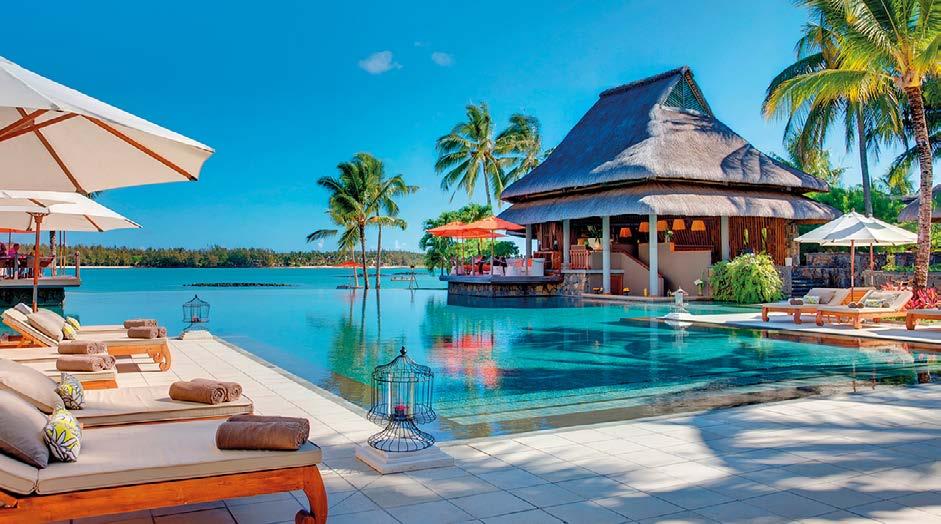MAURITIUS, POSTE DE FLACQ CONSTANCE LE PRINCE MAURICE t Eine märchenhaft-luxuriöse Anlage auf einer vorgelagerten privaten Halbinsel im Nordosten von Mauritius, herrlich am hoteleigenen feinen