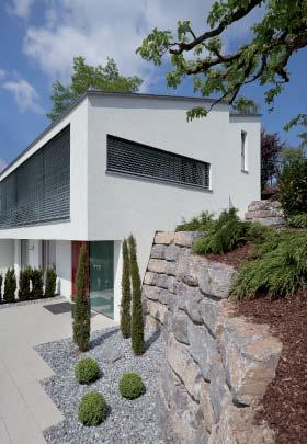 Architektur Das Ende 2010 fertiggestellte Einfamilienhaus fügt sich auf einem knapp 900 m² großen